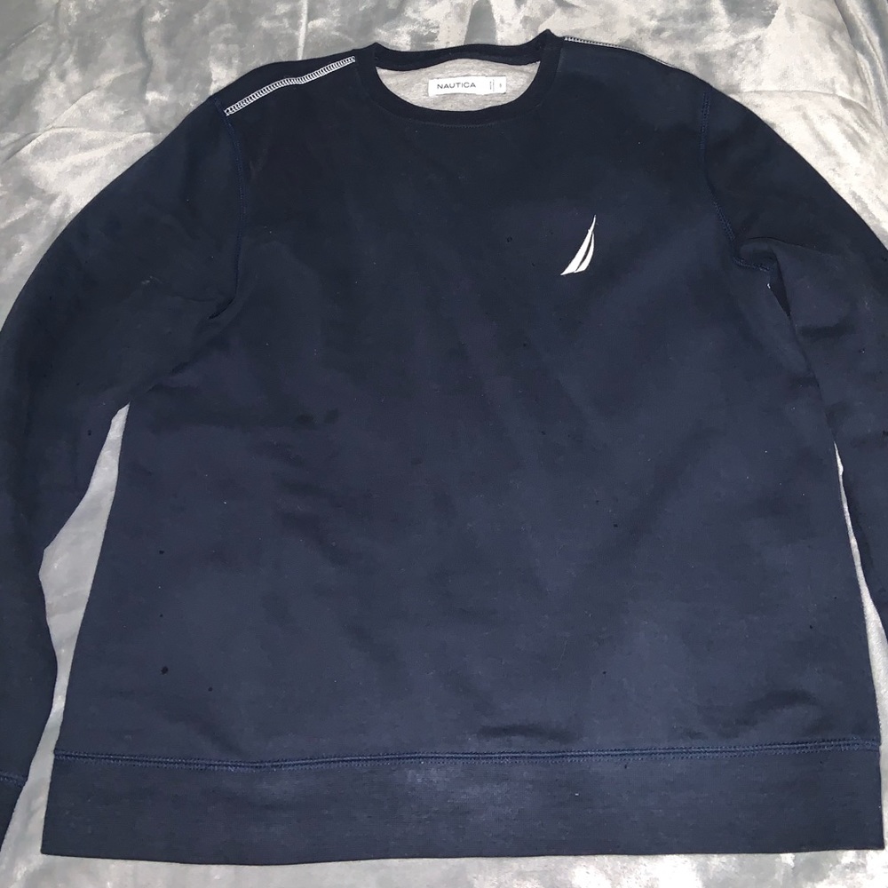 Natica Mens Navy Blue Sweatshirt